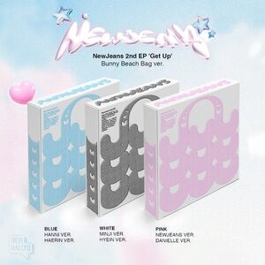 New Jeans Get Up CD Bunny Beach Bag HYEIN Version 2nd EP K Pop NEW Sealed